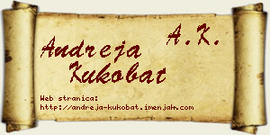 Andreja Kukobat vizit kartica